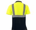 Jorestech Safety Short Sleeve Polo Shirt Lime Dark Blue 