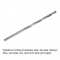 Uxcell 7mm Cutting Dia Cemented Carbide Twist Extra Long Drill Bit With Round Straight Shank For Hardened Steel Stainless 200mm