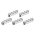 5pcs Round Ended Feather Key 3 X 12mm Carbon Steel Parallel Drive Shaft Stock Machine Keyway For Type Fastening Connection 