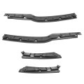 Front Outer Inner Bumper Valance Bracket For 2018-2023 Freightliner Cascadia Air Flow Deflector Dam Carrier Support Set Black