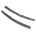 Front Outer Inner Bumper Valance Bracket For 2018-2023 Freightliner Cascadia Air Flow Deflector Dam Carrier Support Set Black