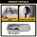 Kuafu Oil Pan 4 Qt Steel B18c B18b B18a Compatible With 1992-2001 1 8l Engines Honda Civic Acura Integra Quart Replacement For