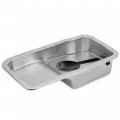 Kuafu Oil Pan 4 Qt Steel B18c B18b B18a Compatible With 1992-2001 1 8l Engines Honda Civic Acura Integra Quart Replacement For