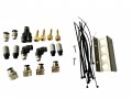 Glyqxa Universal 4 Point Differential Breather Kit For Toyota Landcruiser Hilux Prado Navara X-trail Mitsubishi Trition