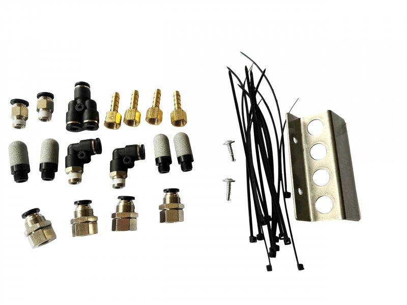 Glyqxa Universal 4 Point Differential Breather Kit For Toyota Landcruiser Hilux Prado Navara X-trail Mitsubishi Trition