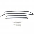 Ikon Motorsports Window Visors For 2021-2023 Volkswagen Id 4 In Channel Smoke Acrylic Shade Rain Sun Guards Wind Vent Air