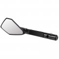 Aintier Mirrors Handle Bar End Street Sports Bike 8mm 10mm Motorcycle Side Black Motorbike