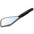 Aintier Mirrors Handle Bar End Street Sports Bike 8mm 10mm Motorcycle Side Black Motorbike