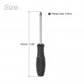 Uxcell Mini Phillips Screwdriver 5 0mm Cross Head With Non-slip Handle For Small Appliances 2 Pcs