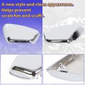 Ecotric Panel Battery Cover Fairing Compatible With 1984-up Yamaha Xv 700 750 1000 1100 Virago Motorcycle Pair Chrome Side