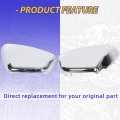Ecotric Panel Battery Cover Fairing Compatible With 1984-up Yamaha Xv 700 750 1000 1100 Virago Motorcycle Pair Chrome Side