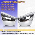 Ecotric Panel Battery Cover Fairing Compatible With 1984-up Yamaha Xv 700 750 1000 1100 Virago Motorcycle Pair Chrome Side