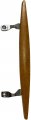 Canoe Style Wooden Sliding Door Handle Stylish Glass Patio Replacement Hardware And Repair Wood Chrome Finish 
