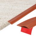 2 Pcs 6 56ft X 1 18 0 22 Carpet To Tile Transition Strip Self-adhesive Edge Tpe Gap Cover Laminate Trim For Uneven Surfaces Red 