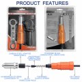 Jonmon Electric Rivet Gun Adapter Cordless Drill Metaler-blinding Rivet Insert Nut Attachment Power Tool Kit With 3 Rivet