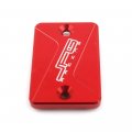 Three T Motorcycle Red Front Brake Fluid Reservoir Cover Cap Protector For Honda Atv Trx450r 2004-2009 Trx450e 2006-2009 