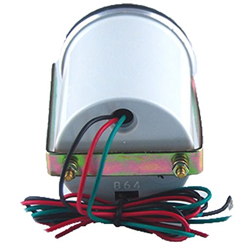 Universal Car Water Temp Gauge Meter Kit 2 In 52mm Smoke Tint Lens With White Led Display And Red Illuminated Needles For Auto