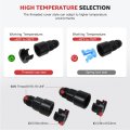2pcs 6an Efi Flare Fitting 9 16-18unf 3 8 Id 37a Degree Sealed Aluminum 6061-t6 Fuel Rail Transmission Cooler Adapter Black
