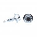 Prime-line Sheet Metal Screw Self-drilling Indented Hex Washer Head 10 X 5 8 In Zinc Plated Steel Pack Of 100