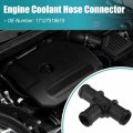 Uxcell Engine Coolant Hose Connector For Bmw Mini Cooper S R53 2002-2006 R52 2005-2008 No 17127518615