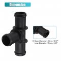 Uxcell Engine Coolant Hose Connector For Bmw Mini Cooper S R53 2002-2006 R52 2005-2008 No 17127518615