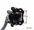 Rear Hand Brake Master Cylinder Caliper Assembly With Disc Rotor Replacement For Roketa Kazuma Taotao Sunl Jetmoto Bms Baja