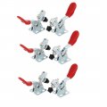 Uxcell Gh-201 27kg Holding Capacity Horizontal Flanged Base Toggle Clamps 6pcs
