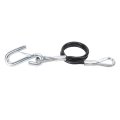 Trailer Safety Towing Cable Hook 3500lbs Load Bearing Maximum Extension Spring Rope Rv With One S