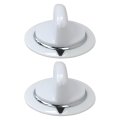 2 Pack Dryer Timer Control Knob For Ge And Hotpoint Replaces We01m0443 We1m443 Fits Dbb3300ea0ww Dblr333ee0ww Htdp120ed0ww More 
