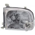 Passenger Side Headlight Assembly For 2005 2006 2007 Toyota Sequoia Halogen Clear Lens With Bulbs Dot Certified Replaces 