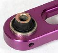 Ajp Distributors Jdm Rear Lower Suspension Billet Aluminum Control Arms Lca Kit Pair Purple Bushings Set Compatible Replacement 