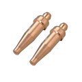 Riverweld Acetylene Cutting Tips 3-101 Size 2 And 2-3-101 For Victor-style Oxygen Oxyfuel Cutter Torch Made Of Copper Pk2 