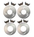 06 Front Rear Brake Rotors And Pads Polaris Ranger Tm 2006 