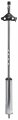 Tectran 40 Pogo Stick For Semi Truck Trailer Chrome 3-hole Tec-clamp 