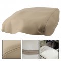 Autokay Leather Armrest Center Console Lid Cover Fits For Honda Pilot 2009-2015 Beige Tan