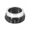 X Autohaux 2 Id Aluminium Alloy Universal Car Weld On Filler Neck Cap Oil Fuel Tank Silver Tone Black