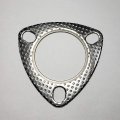 2 25 In 3 Bolt Mlsg High Temp Exhaust Gasket With Ss Fire Ring Stainless Steel And Graphite Construction Round Shape 