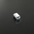 Aluminum Cable Crimp Sleeve Ferrule Stop For Snare Wire Rope Clip Swage Trap Barrel Fitting Hole Size 1mm