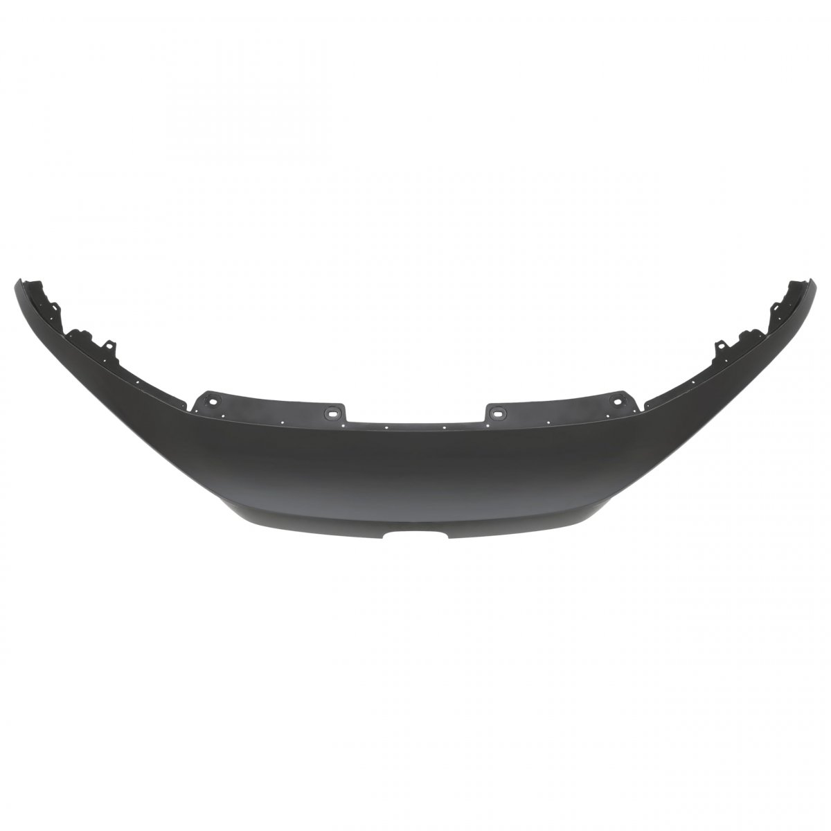Hecasa Upper Grille Cover For 2022-2023 Honda Civic Grill Painted Black Pp Plastic