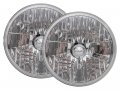 Britpart Allmakes 7 Crystal Halogen Headlamp Pair Lhd Compatible With Land Rover Defender Series Rr Classic Part Prc7994c