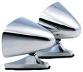1600 Dual Sport Universal Mirror Twin Pack Chrome Finish Rectangular Door Mount Exterior Mirrors For Car Van Suv Truck 5 7 8 In 