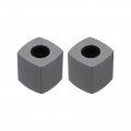 Conductive Block 16x16x16x8mm Carbide Power Feed Contact For Edm Wire Cutting 2 Pcs Yg3x 