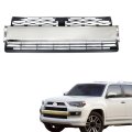 Front Bumper Grille Lower Silver And Black Replacement For 4runner 2014 2015 2016 