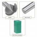 Uxcell Router Bit 1 2 Shank 1-3 8 Cutting Dia Core Box Flutes Carbide For Carpentry Woodworking Milling Cutter Tool