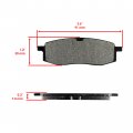 Caltric Front Brake Pads Compatible With Yamaha Tt350 Tt-350 Tt 350 1986-1991 1993