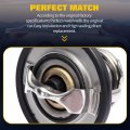Ocpty Thermostat Housing Fit For Chevrolet Impala 2014 For Pontiac Grand Am 2002-2005 Malibu 2004-2008 2011-2012 Engine Coolant