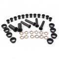 Lirun Motorcycle 38pcs Atv Rear Suspension Control Arm A-arm Bushings Kits For Polaris Sportsman 500 1996-2002 Black