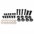 Lirun Motorcycle 38pcs Atv Rear Suspension Control Arm A-arm Bushings Kits For Polaris Sportsman 500 1996-2002 Black