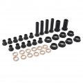 Lirun Motorcycle 38pcs Atv Rear Suspension Control Arm A-arm Bushings Kits For Polaris Sportsman 500 1996-2002 Black