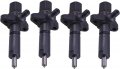 Solarhome 4pcs Fuel Injector 734596m91 Compatible With Massey Ferguson Tractors 135 150 20 2135 30 40 50 50a 65 165 3165 2500